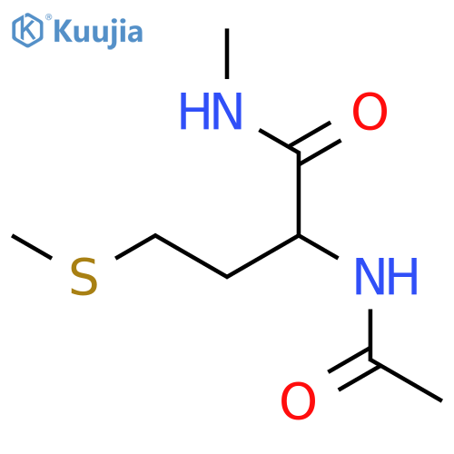 (2S)-2-acetamido-N-methyl-4-(methylsulfanyl)butanamide structure