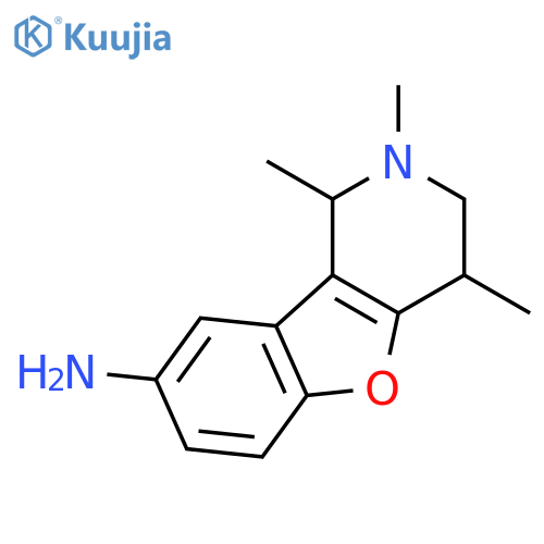 <br>1,2,4-Trimethyl-1,2,3,4-tetrahydro-benzo[4,5]-furo[3,2-c]pyridin-8-ylamine  maleate / fumarate structure