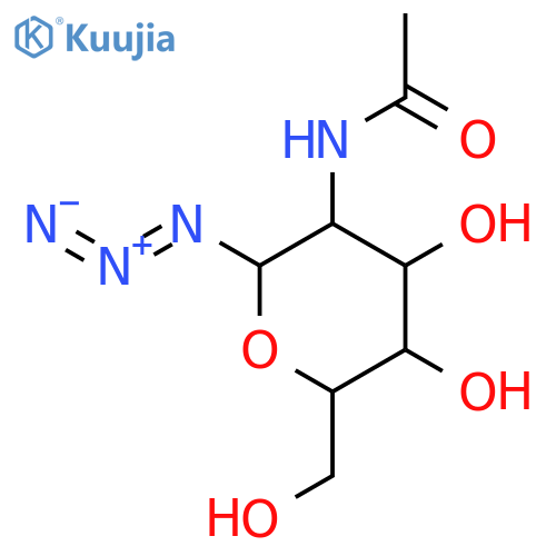 2-Acetamido-2-deoxy-b-D-glucopyranosyl Azide structure