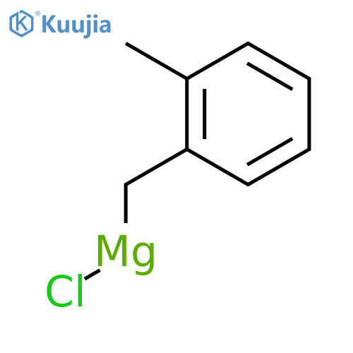 Magnesium,chloro[(2-methylphenyl)methyl]- structure