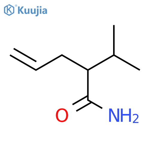 2-Isopropyl-4-pentenamide structure