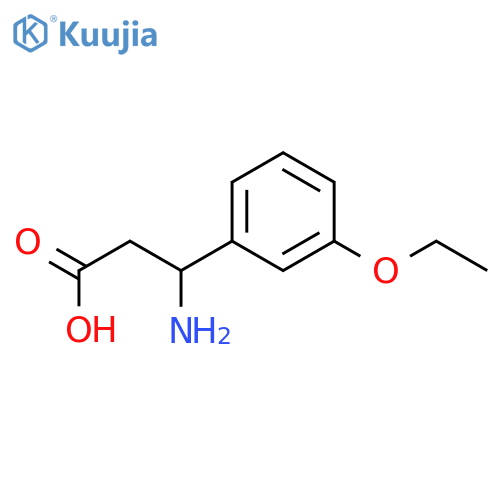 3-Amino-3-(3-ethoxyphenyl)propanoic Acid structure