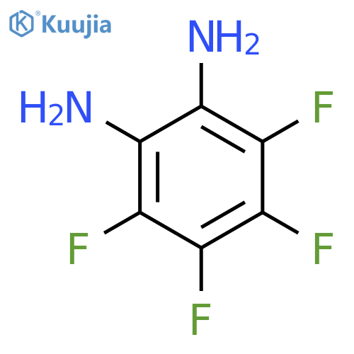1,2-Diamino-3,4,5,6-tetrafluorobenzene structure