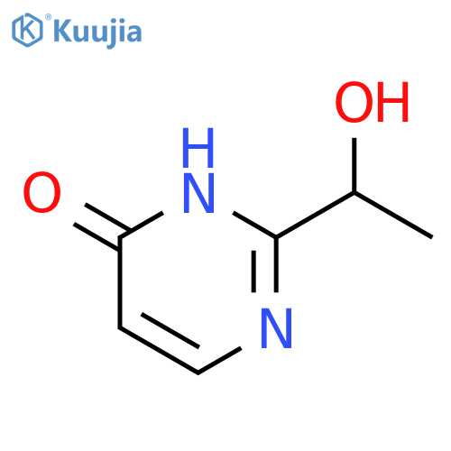 4(3H)-Pyrimidinone,2-(1-hydroxyethyl)- structure