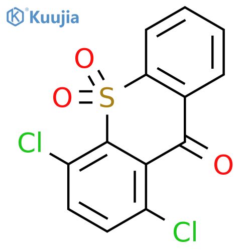 9H-Thioxanthen-9-one, 1,4-dichloro-, 10,10-dioxide structure