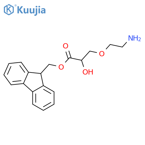 Fmoc-N-amido-PEG2-alcohol structure