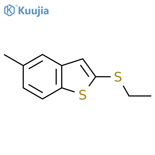 2-(Ethylthio)-5-methylbenZo[b]thiophene structure