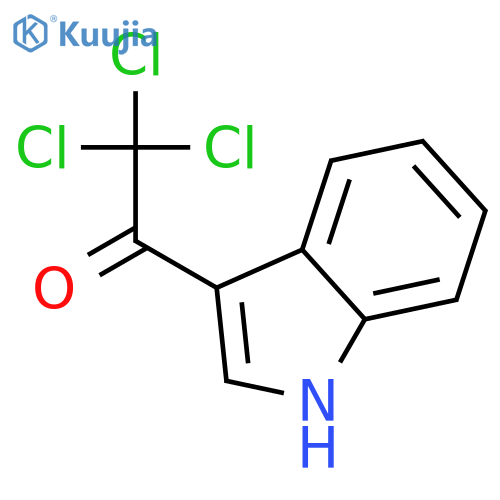 2,2,2-Trichloro-1-(1H-indol-3-yl)ethanone structure