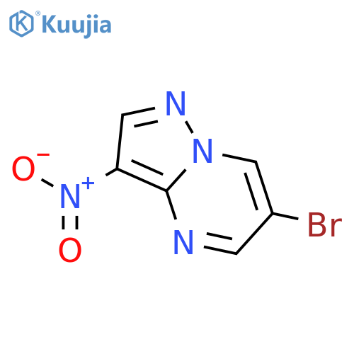 6-bromo-3-nitro-pyrazolo[1,5-a]pyrimidine structure