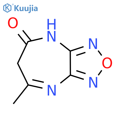 7-Methyl-4H-[1,2,5]oxadiazolo[3,4-b][1,4]diazepin-5(6H)-one structure