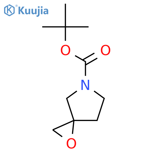tert-Butyl 1-oxa-5-azaspiro[2.4]heptane-5-carboxylate structure