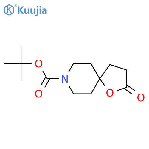 Tert-butyl 2-oxo-1-oxa-8-azaspiro[4.5]decane-8-carboxylate structure