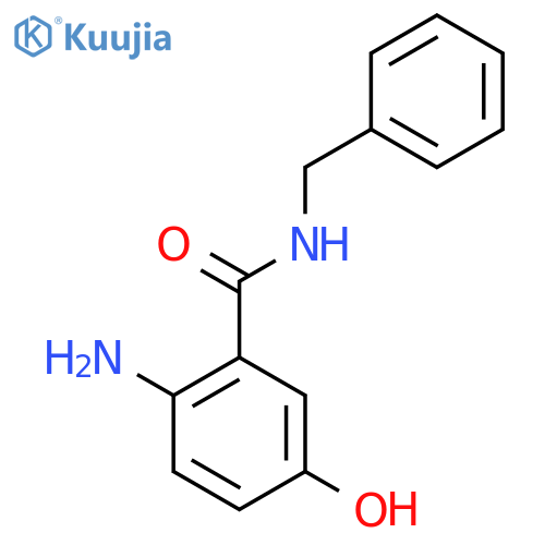 2-Amino-N-benzyl-5-hydroxybenzamide structure