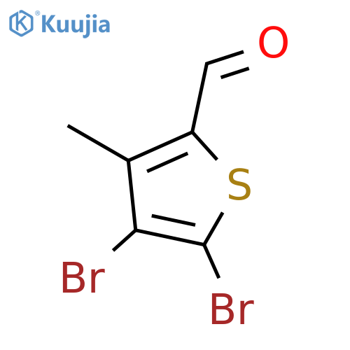 4,5-DIBROMO-3-METHYLTHIOPHENE-2-CARBALDEHYDE structure