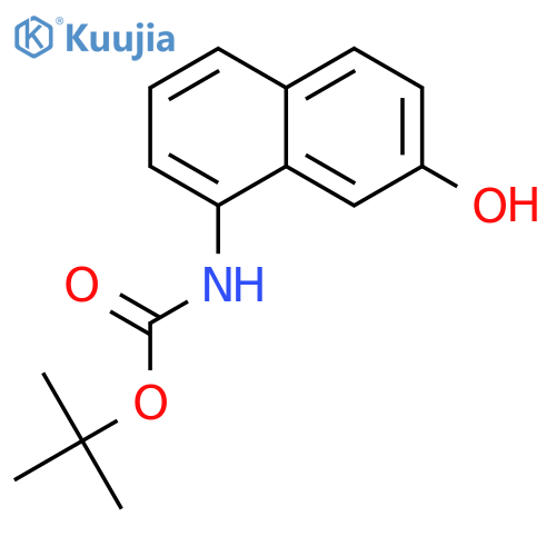 tert-butyl N-(7-hydroxynaphthalen-1-yl)carbamate structure