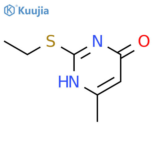 2-(ethylsulfanyl)-6-methylpyrimidin-4-ol structure