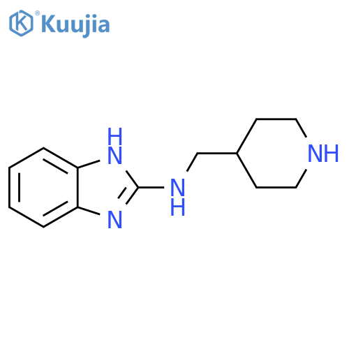 1H-Benzimidazol-2-amine,N-(4-piperidinylmethyl)- structure