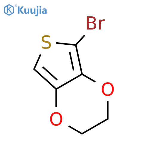 5-Bromo-2,3-dihydrothieno[3,4-b][1,4]dioxine structure