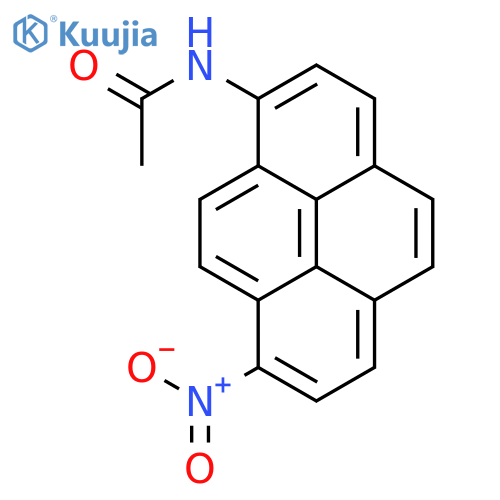 Acetamide,N-(8-nitro-1-pyrenyl)- structure