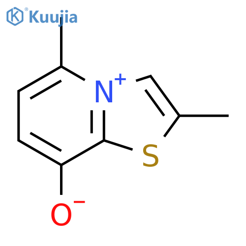 2,5-Dimethyl-[1,3]thiazolo[3,2-a]pyridin-4-ium-8-olate structure