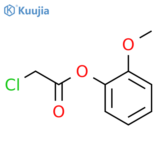 Acetic acid, 2-chloro-,2-methoxyphenyl ester structure