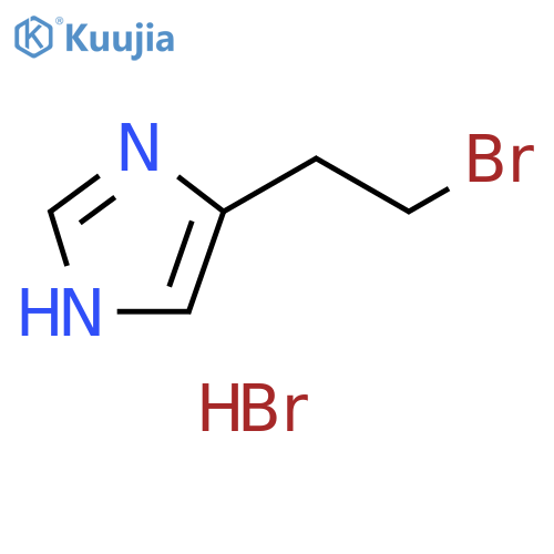 1H-Imidazole, 5-(2-bromoethyl)-, hydrobromide structure