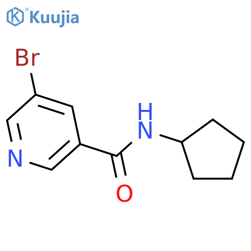 N-Cyclopentyl 5-bromonicotinamide structure