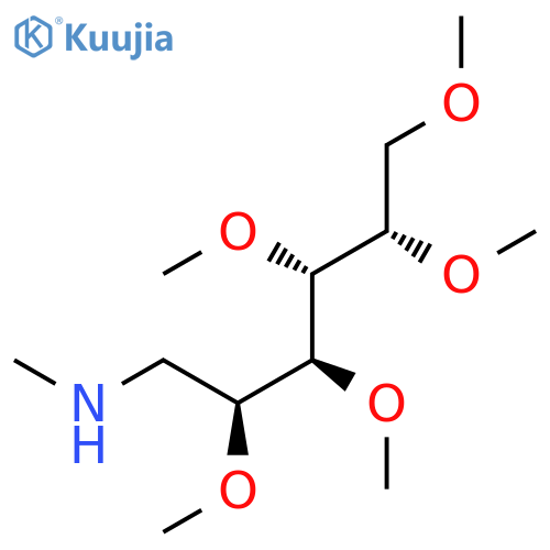 L-ALTRITOL, 6-DEOXY-1,2,3,4,5-PENTA-O-METHYL-6-(METHYLAMINO)- structure