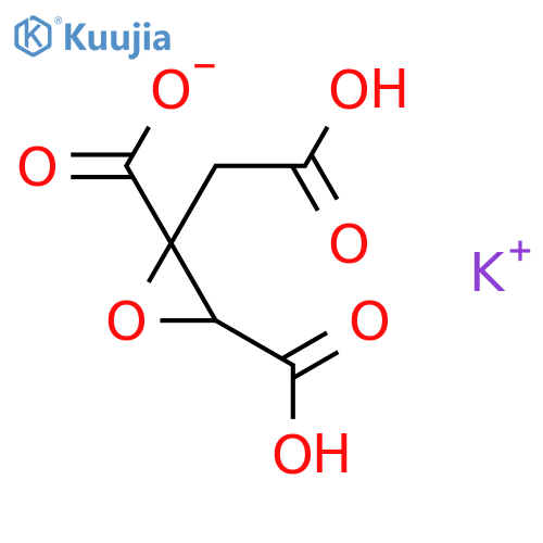 Pentaric acid,2,3-anhydro-3-C-carboxy-4-deoxy-, monopotassium salt (9CI) structure