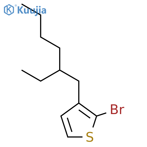 2-Bromo-3-(2-ethylhexyl)thiophene structure