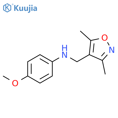 4-Isoxazolemethanamine, N-(4-methoxyphenyl)-3,5-dimethyl- structure