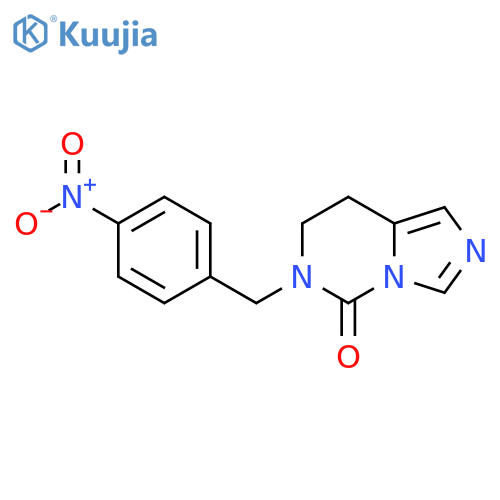6-[(4-Nitrophenyl)methyl]-7,8-dihydroimidazo[1,5-c]pyrimidin-5-one structure