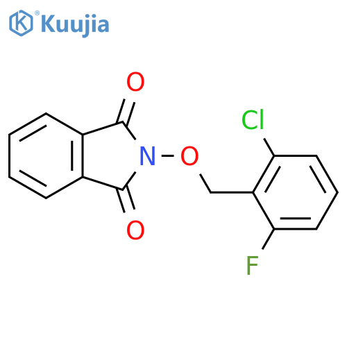 2-[(2-Chloro-6-fluorophenyl)methoxy]isoindole-1,3-dione structure