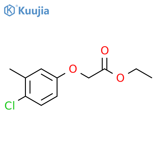ethyl (4-chloro-3-methylphenoxy)acetate structure