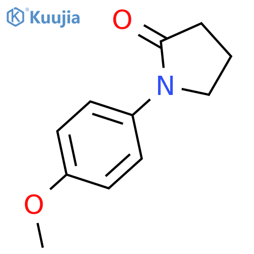 1-(4-Methoxyphenyl)-2-pyrrolidinone structure