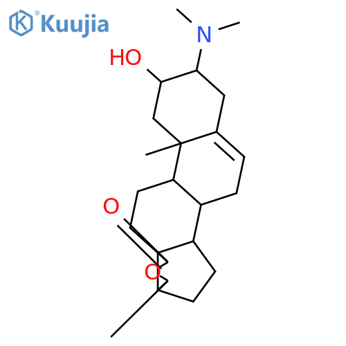 Pregn-5-en-18-oic acid, 3-(dimethylamino)-2,20-dihydroxy-, γ-lactone, (2β,3α,20S)- (9CI) structure