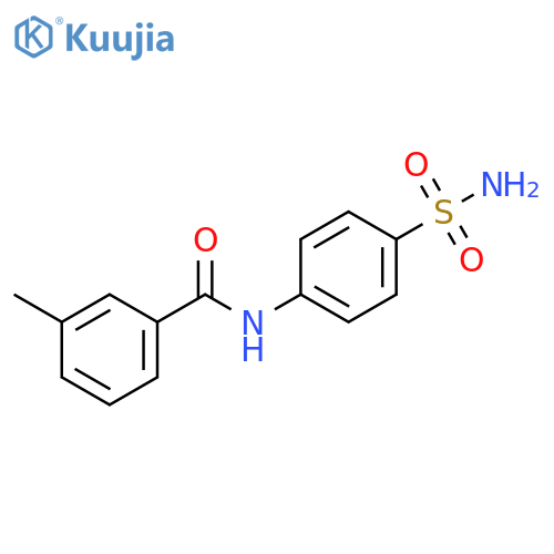 3-methyl-N-(4-sulfamoylphenyl)benzamide structure