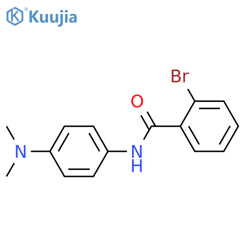 2-bromo-N-[4-(dimethylamino)phenyl]benzamide structure