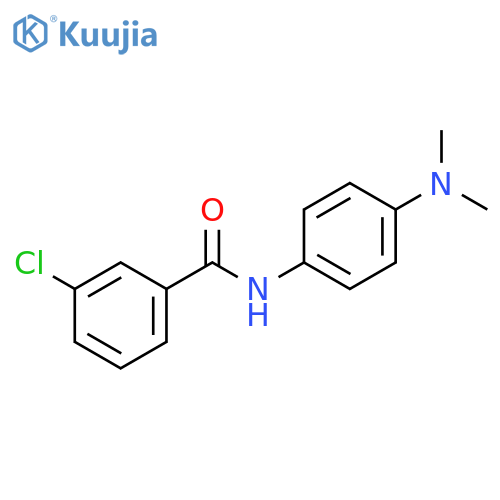 3-Chloro-N-[4-(dimethylamino)phenyl]benzamide structure