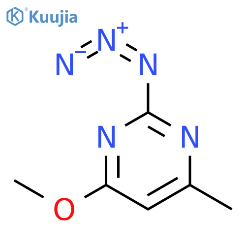 2-AZIDO-4-METHOXY-6-METHYLPYRIMIDINE structure