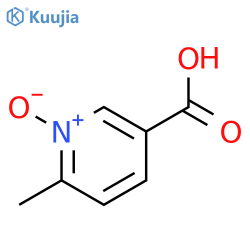 6-Methylnicotinic acid oxide structure
