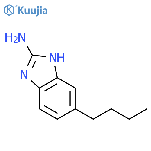 5-butyl-1H-1,3-benzodiazol-2-amine structure
