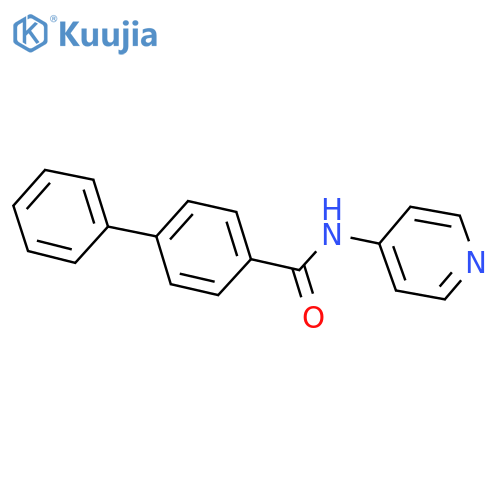 N-(Pyridin-4-yl)-[1,1'-biphenyl]-4-carboxamide structure