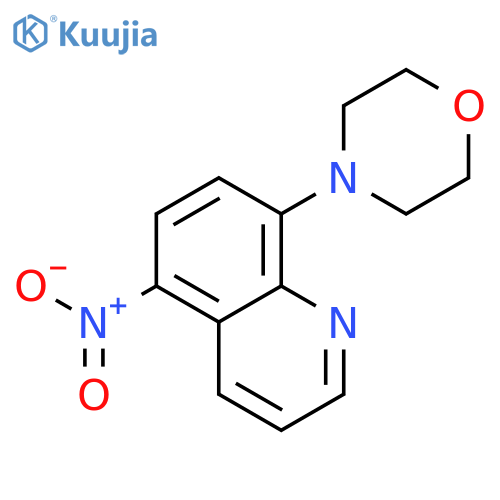 Quinoline,8-(4-morpholinyl)-5-nitro- structure