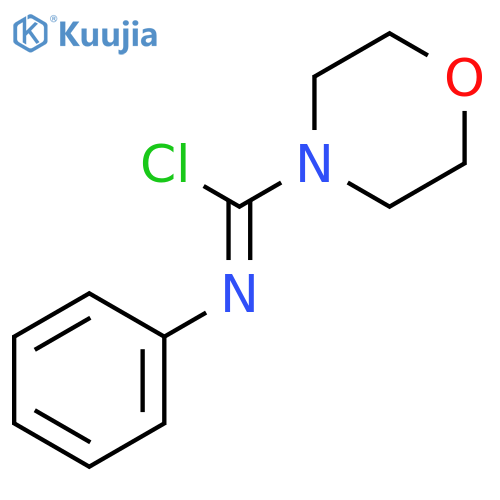 N-phenylmorpholine-4-carboximidoyl chloride structure