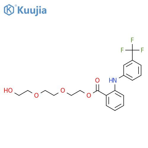 2-3-(Trifluoromethyl)phenylaminobenzoic Acid 8-Hydroxy-3,6-dioxaoctyl Ester structure