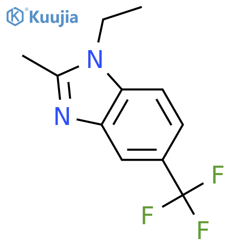 1H-Benzimidazole,1-ethyl-2-methyl-5-(trifluoromethyl)- structure