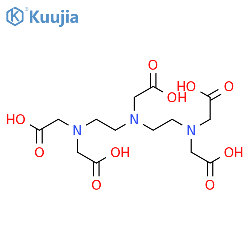 DIETHYLENETRIAMINEPENTAACETIC ACID structure