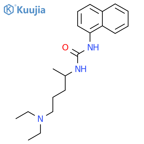 1-(4-Diethylamino-1-methyl-butyl)-3-naphthalen-1-YL-urea structure