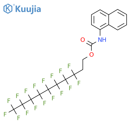 3,3,4,4,5,5,6,6,7,7,8,8,9,9,10,10,10-Heptadecafluorodecyl 1-naphthylcarbamate structure